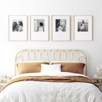 Print & Frame | Gallery Set of 4 | Bottom Heavy Borders