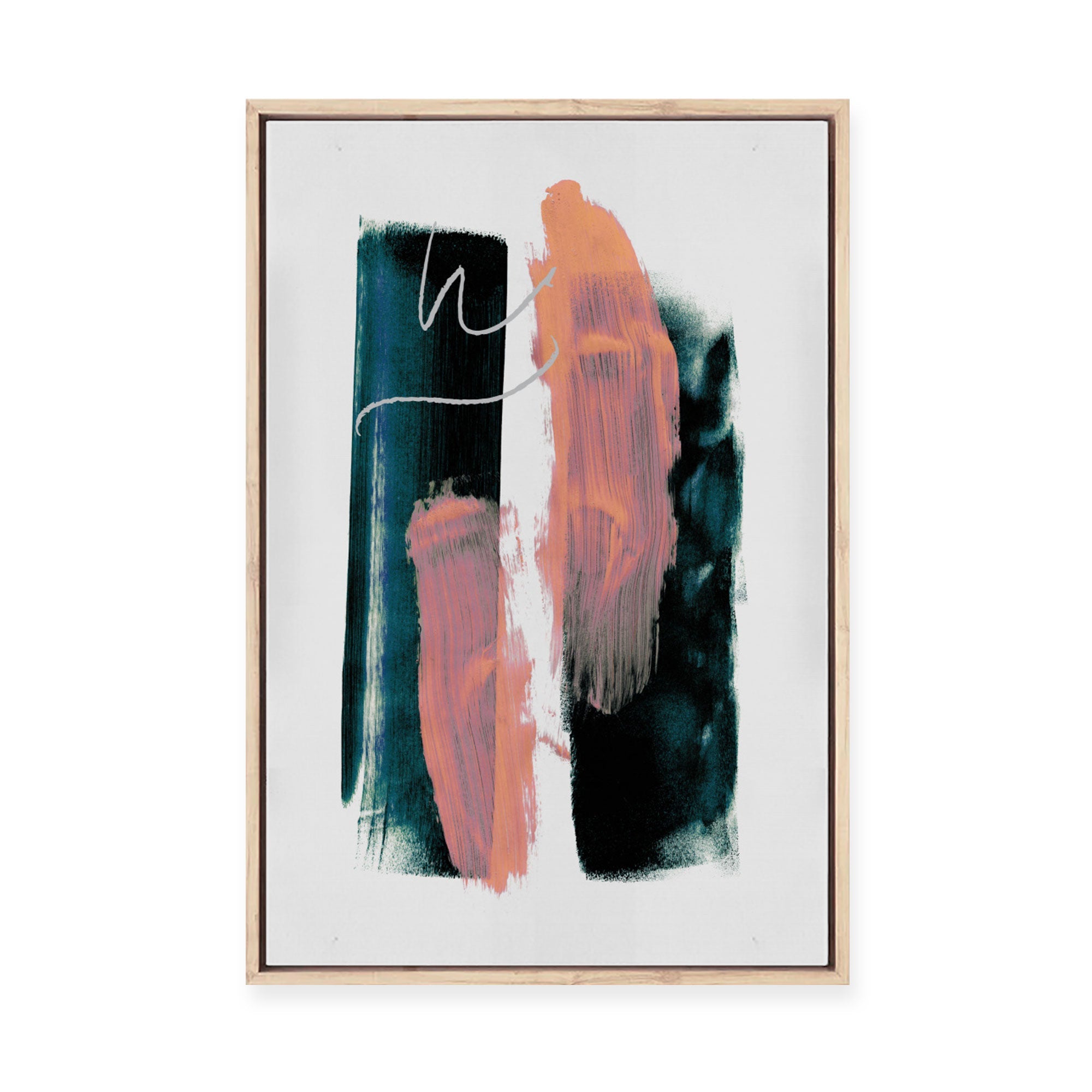 Pink Shock | Framed Canvas
