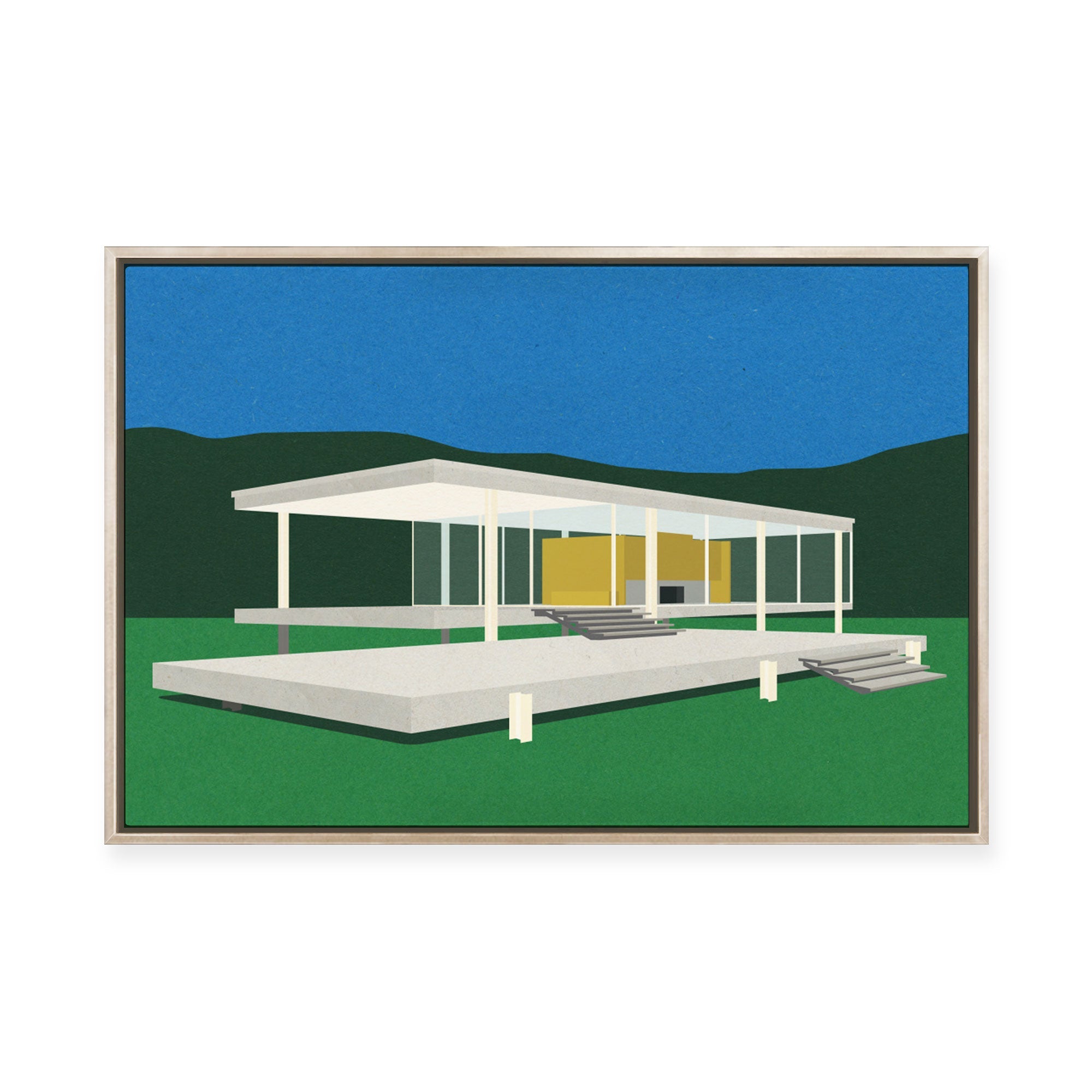 Farnsworth House | Framed Canvas