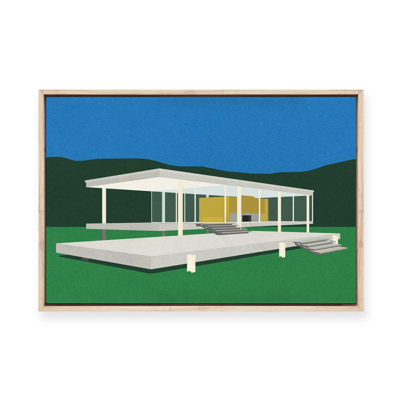 Farnsworth House | Framed Canvas