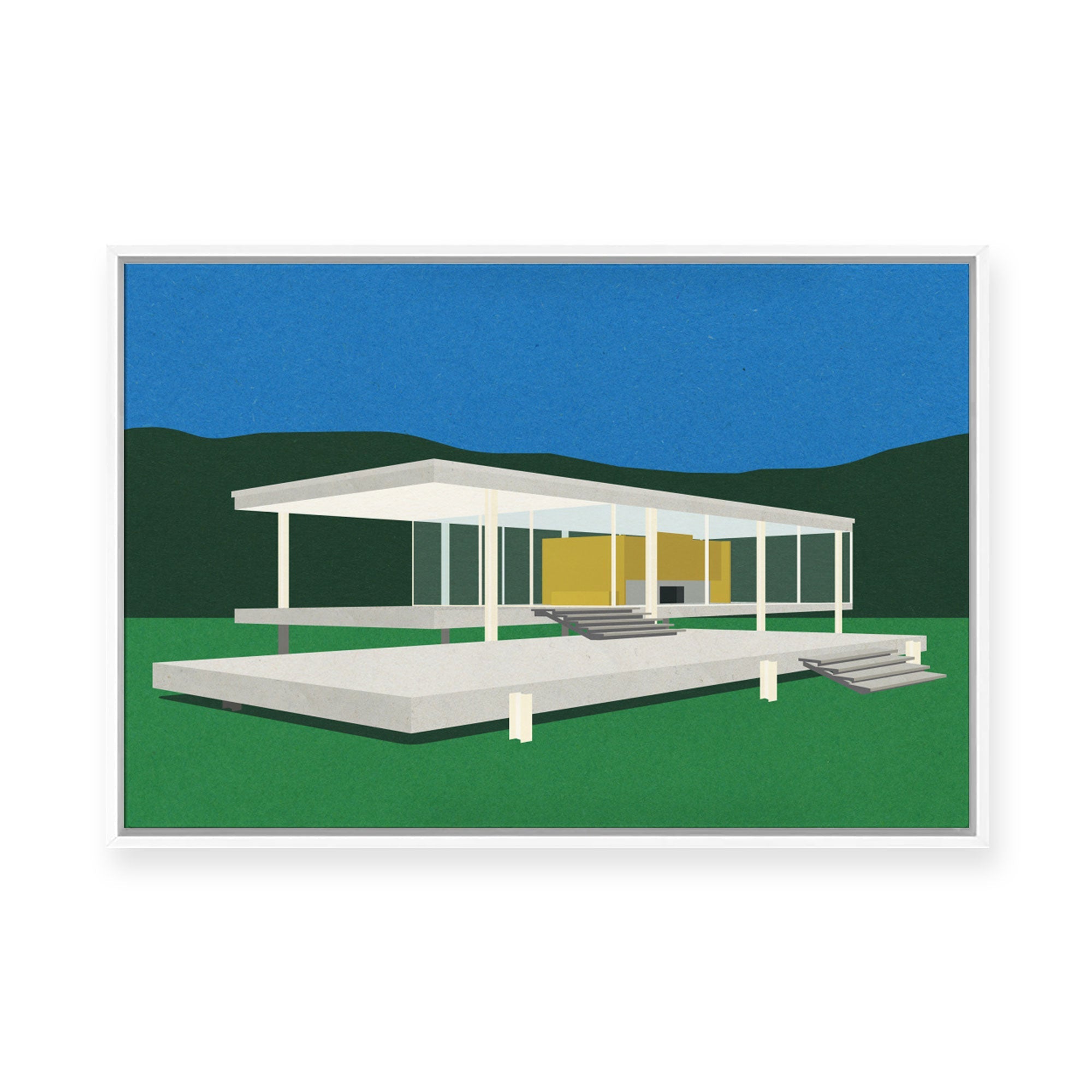 Farnsworth House | Framed Canvas