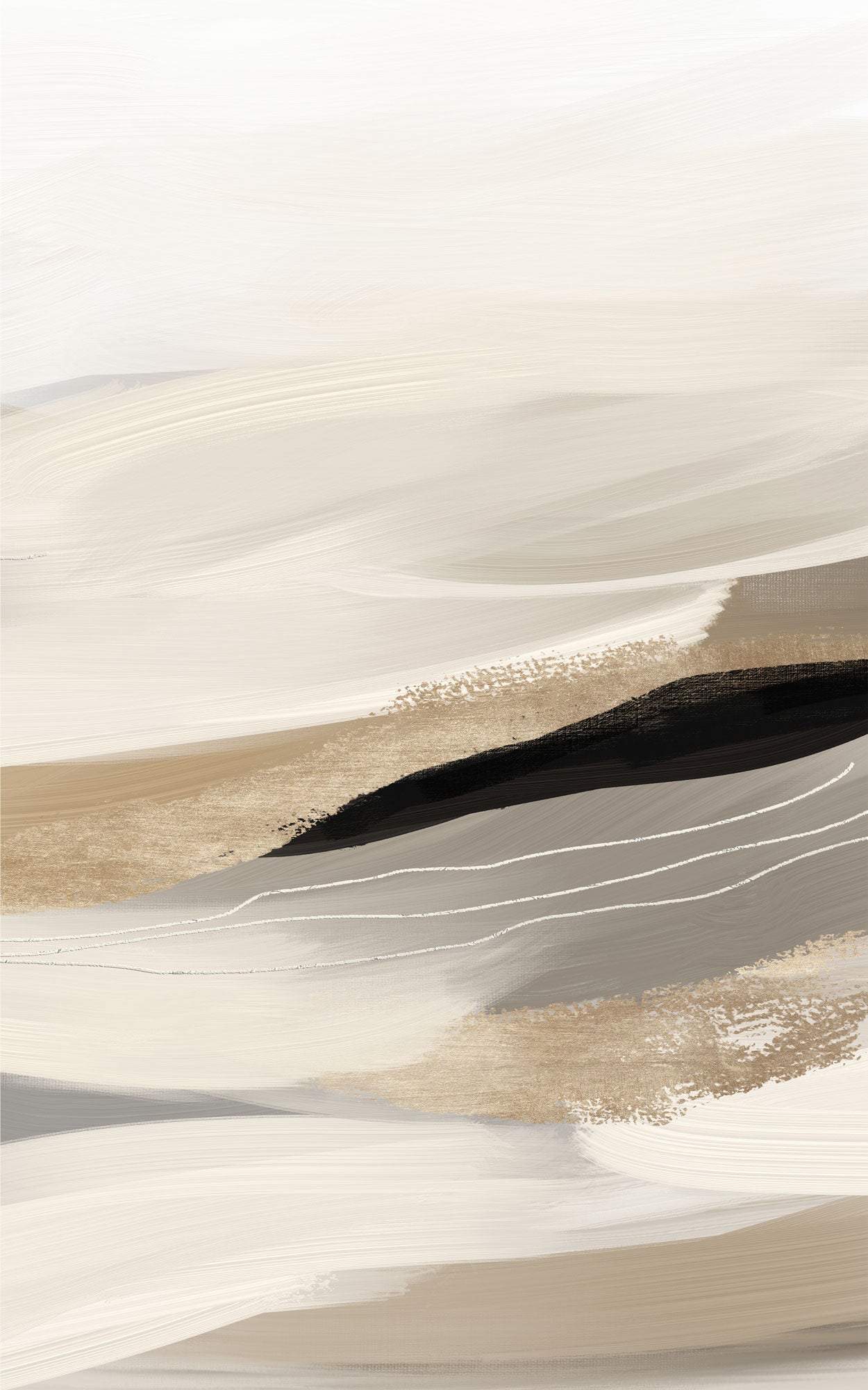 Sand Dunes II | Framed Canvas