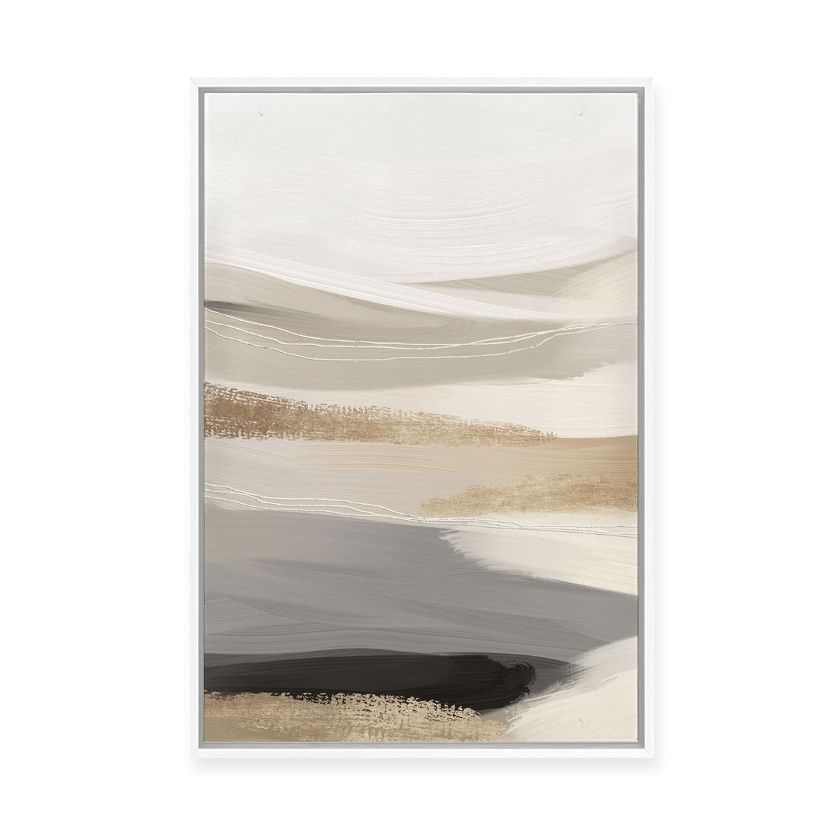 Sand Dunes I | Framed Canvas