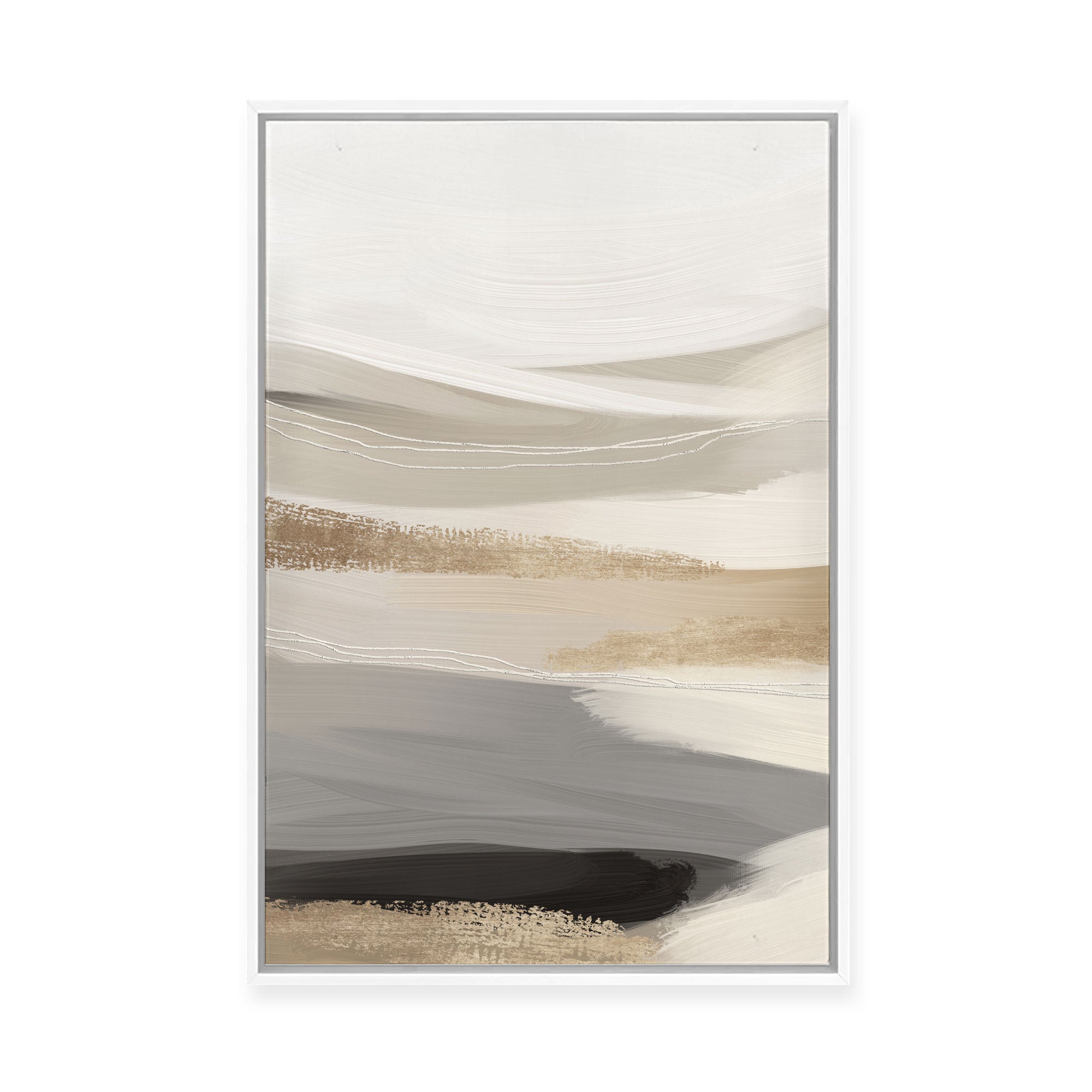 Sand Dunes I | Framed Canvas