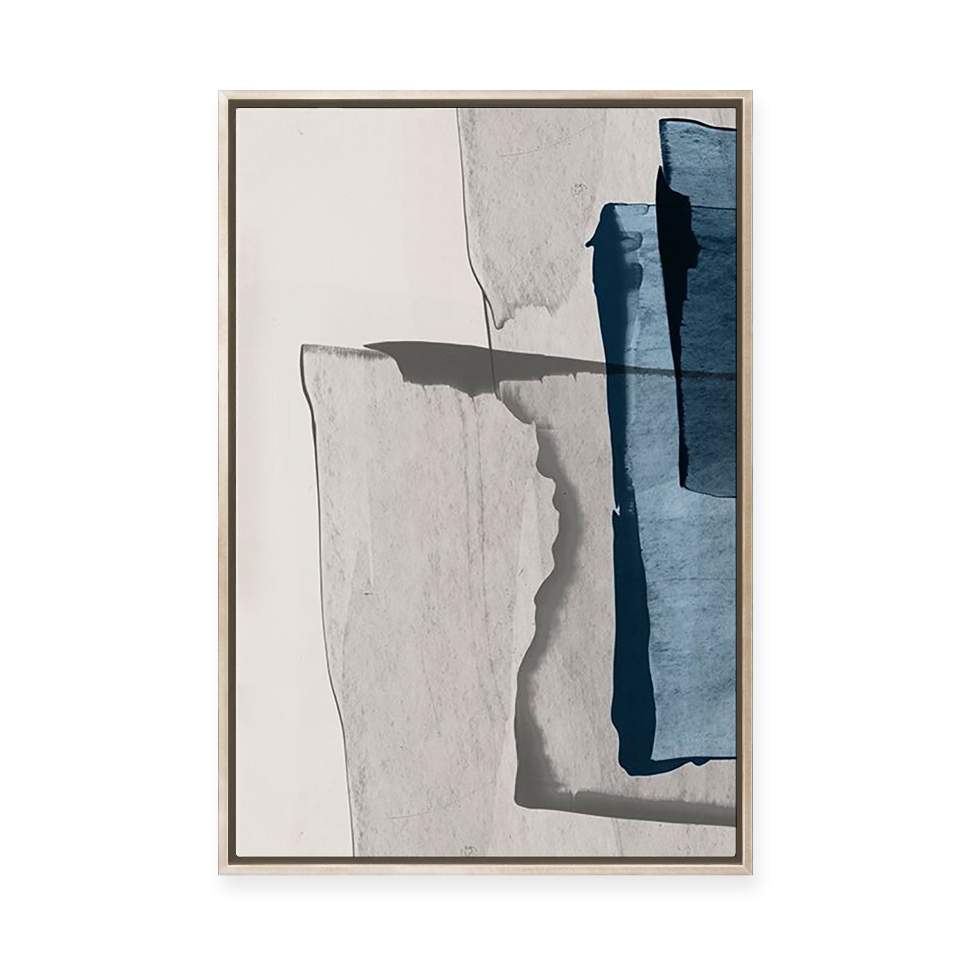 Sheets of Ice I | Framed Canvas