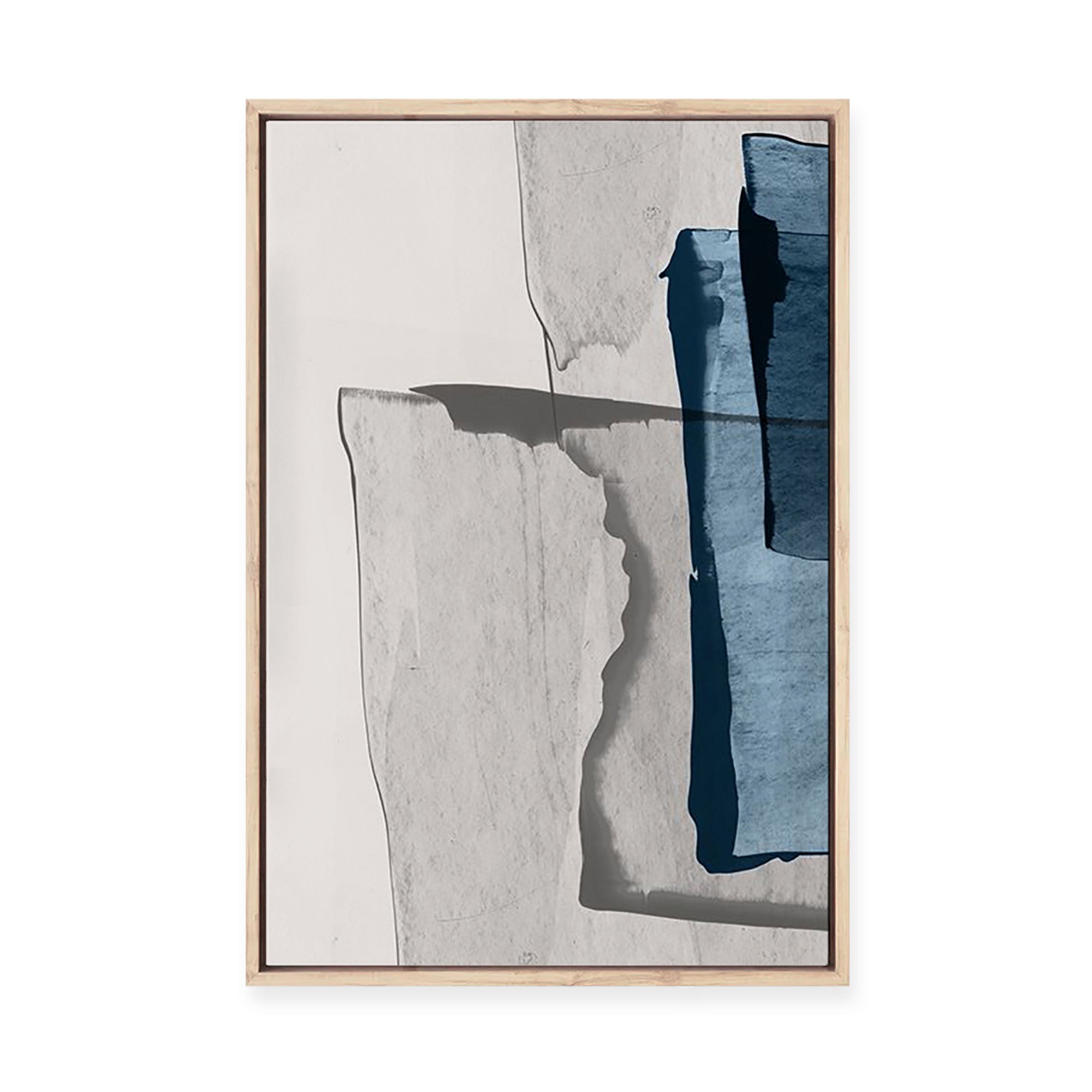 Sheets of Ice I | Framed Canvas