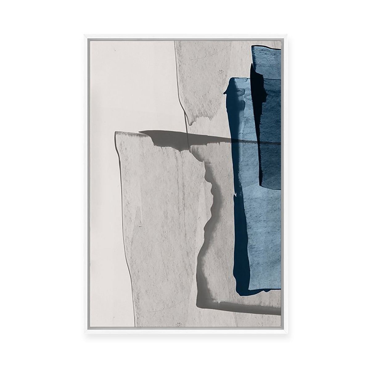 Sheets of Ice I | Framed Canvas