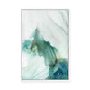 Teal Mist II | Framed Canvas