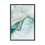 Teal Mist I | Framed Canvas