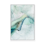 Teal Mist I | Framed Canvas