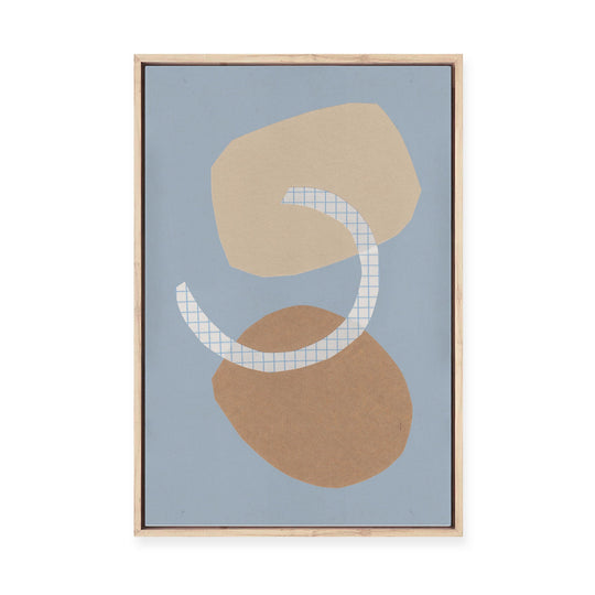 Three Shapes No.2 | Framed Canvas