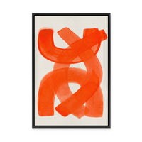Vermilion | Framed Canvas