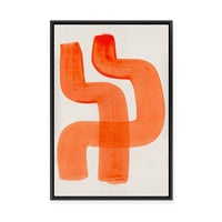 Vermilion III | Framed Canvas