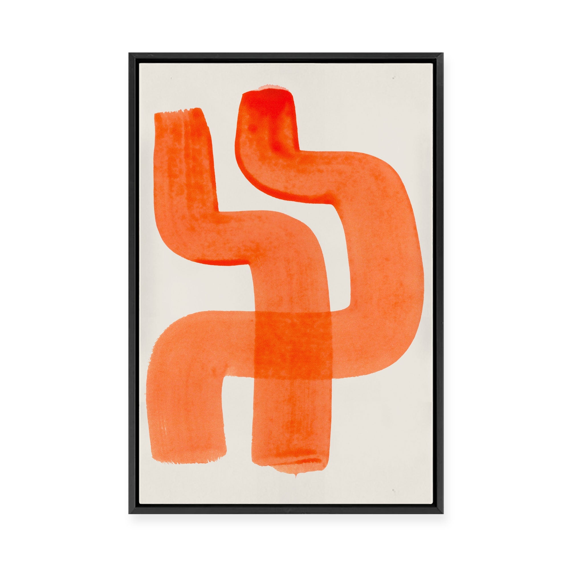 Vermilion III | Framed Canvas