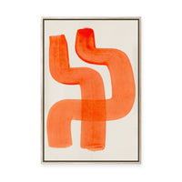 Vermilion III | Framed Canvas