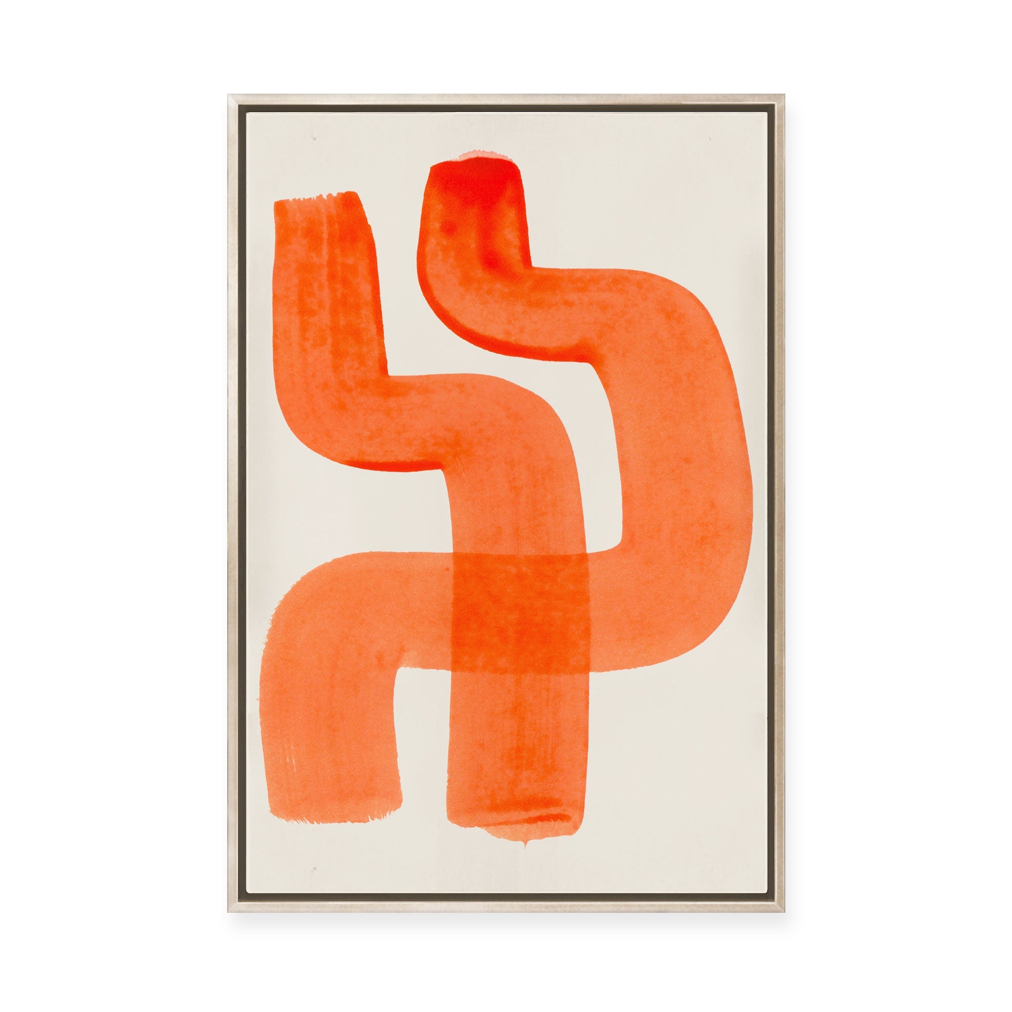 Vermilion III | Framed Canvas