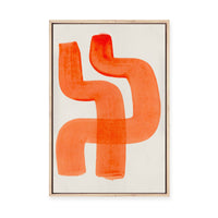 Vermilion III | Framed Canvas