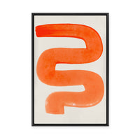 Vermilion II | Framed Canvas