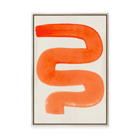 Vermilion II | Framed Canvas