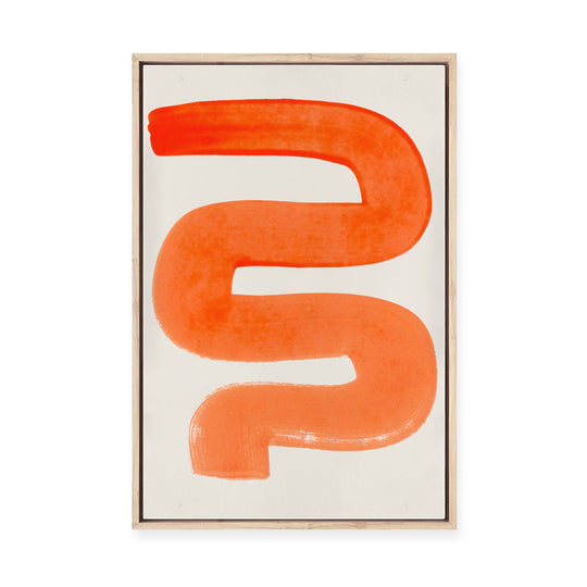 Vermilion II | Framed Canvas