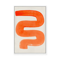 Vermilion II | Framed Canvas