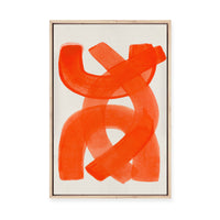 Vermilion | Framed Canvas