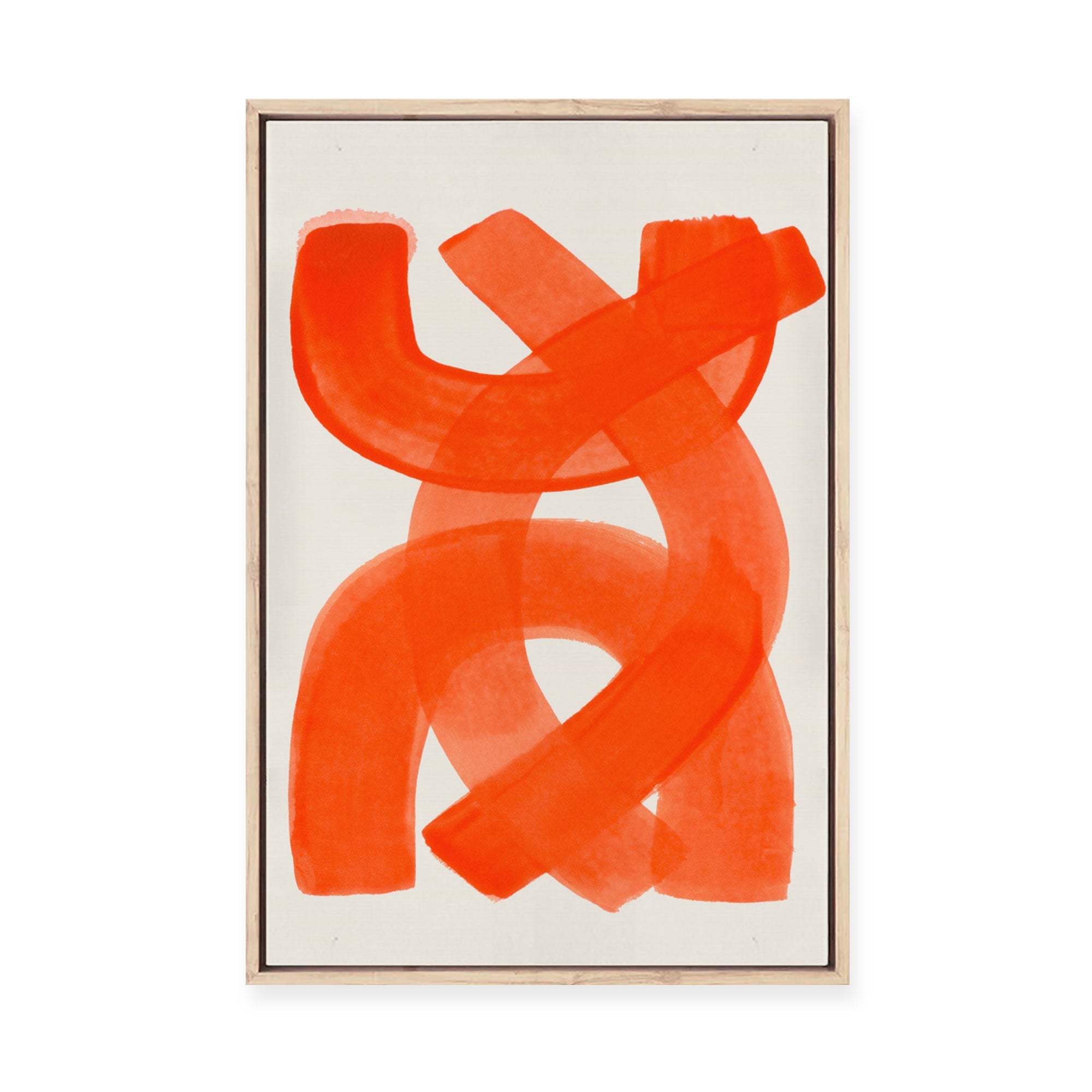 Vermilion | Framed Canvas