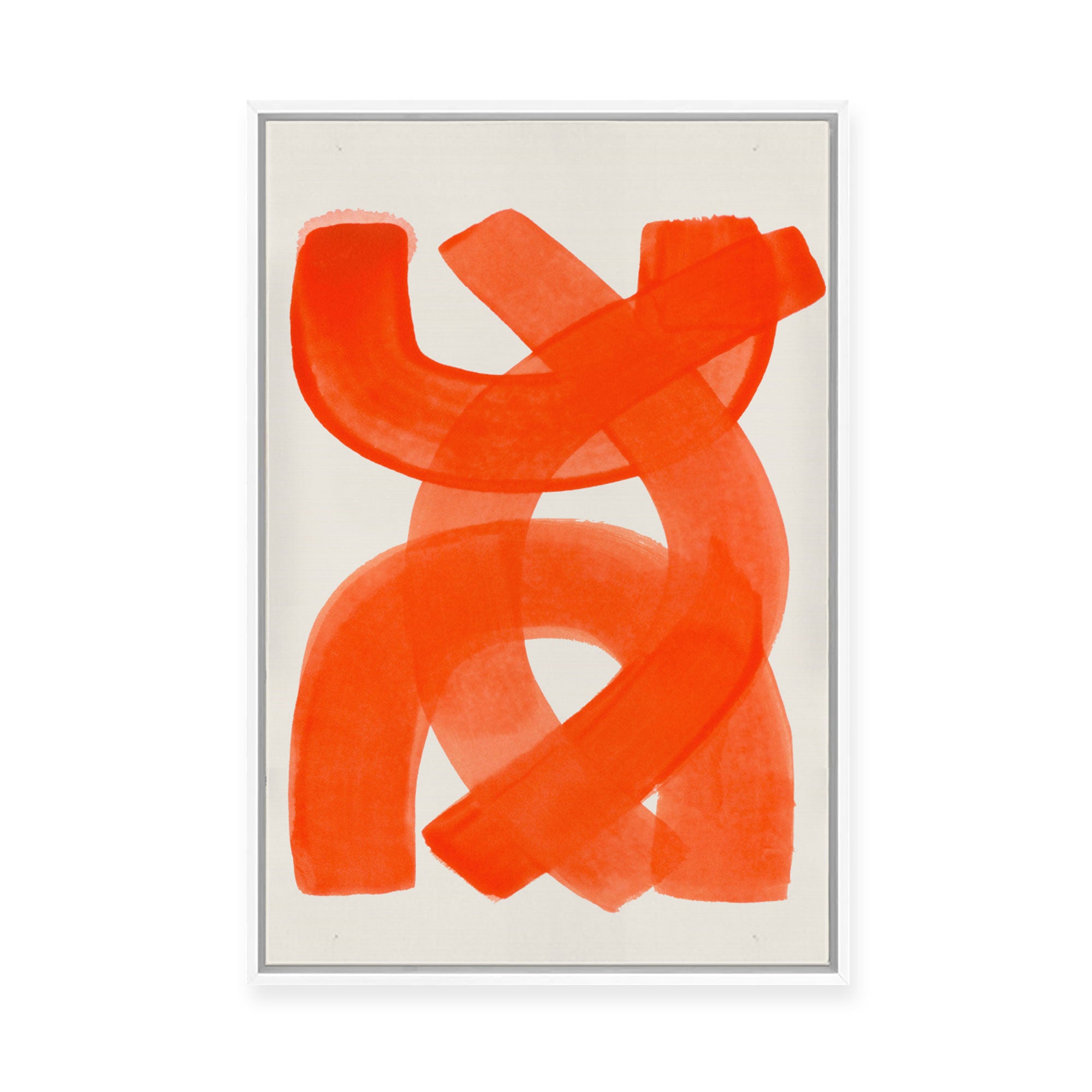 Vermilion | Framed Canvas