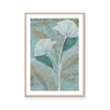 White Linear Floral II
