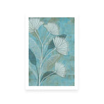 White Linear Floral I