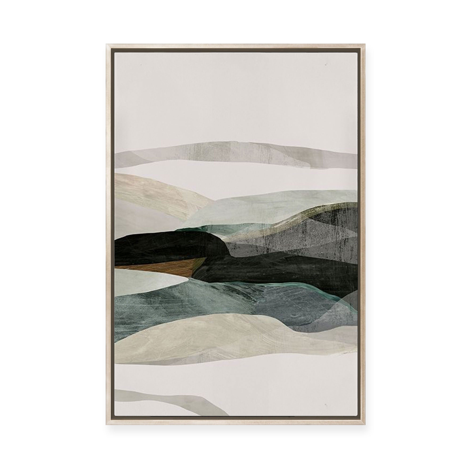 Verde Acqua II | Framed Canvas