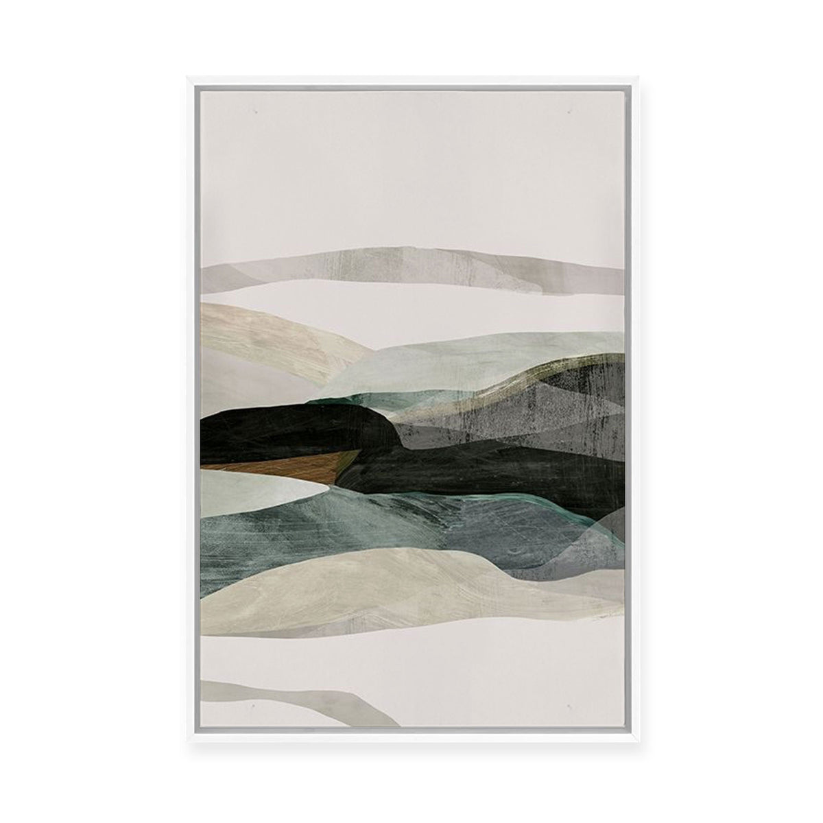 Verde Acqua II | Framed Canvas