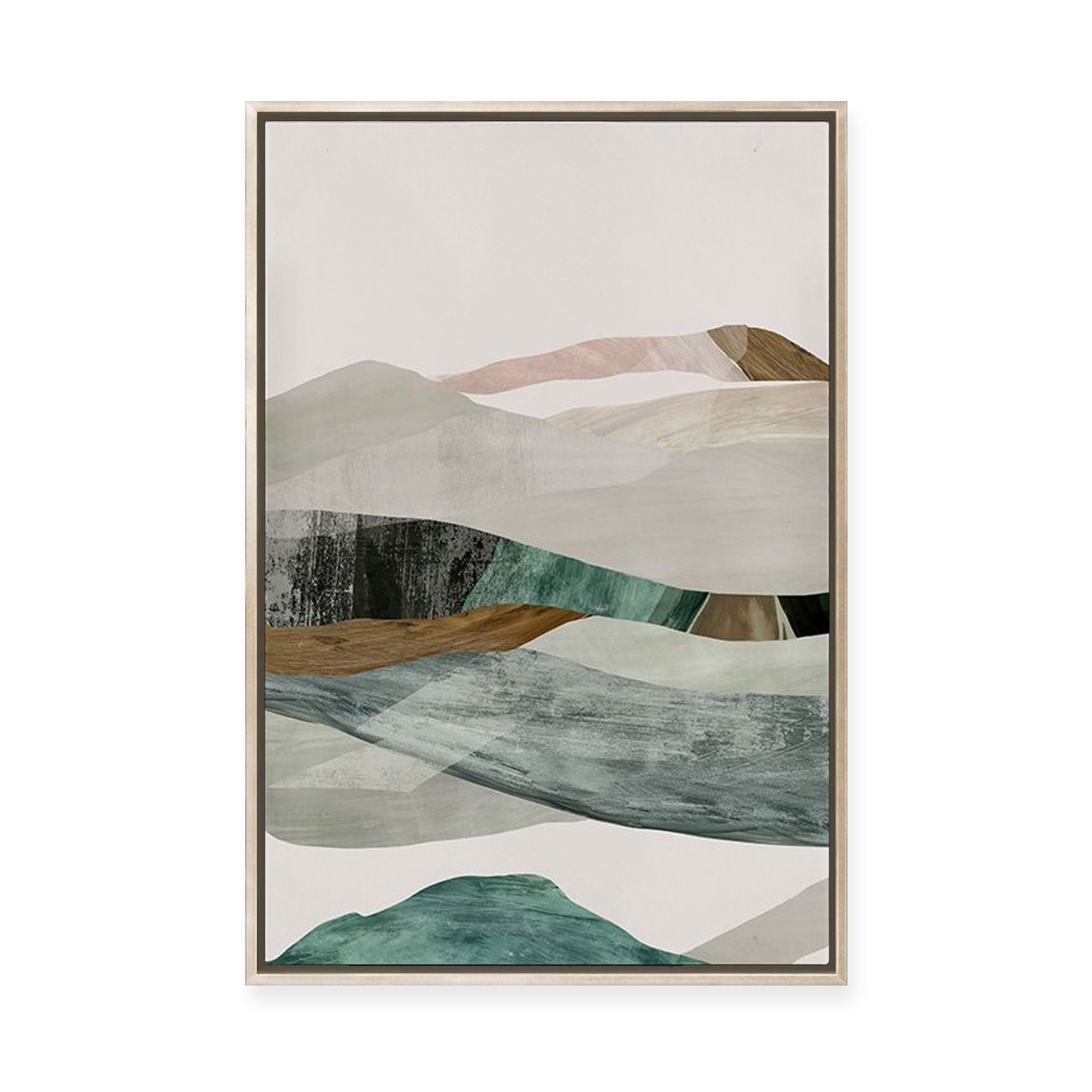 Verde Acqua I | Framed Canvas