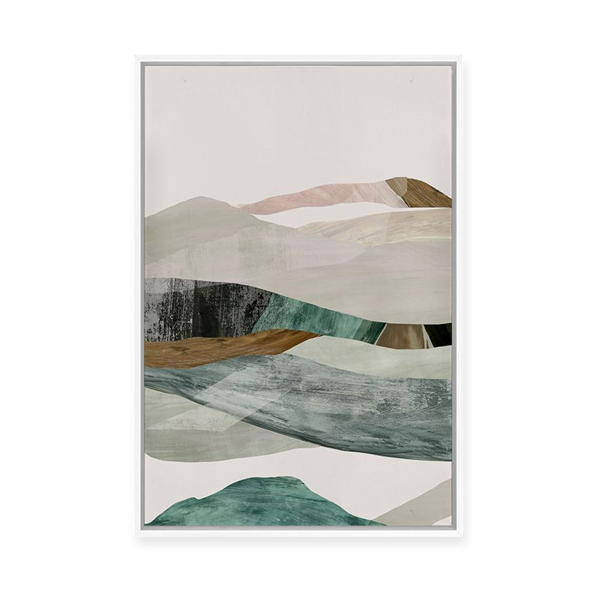 Verde Acqua I | Framed Canvas