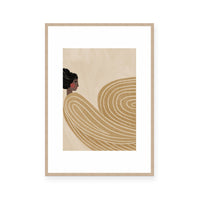 Woman with Yellow Stripes